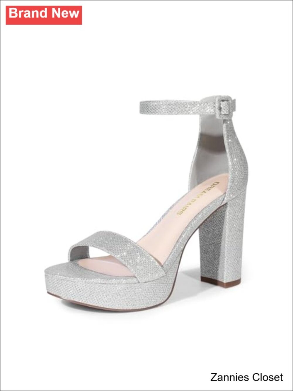 ✨ DREAM PAIRS Women's Platform Chunky Heel Ankle Strap Sandals Y2K Style